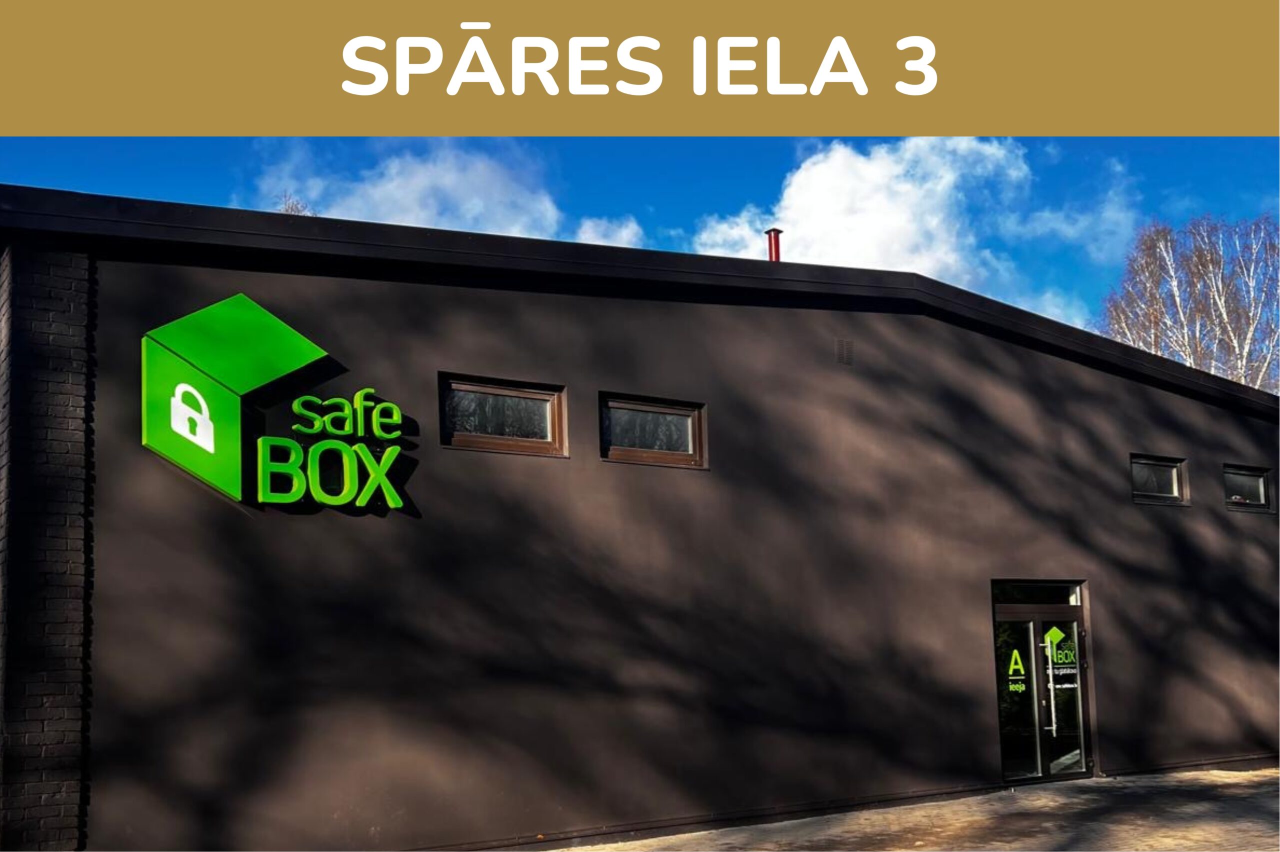 Spāres iela 3 Safebox adrese